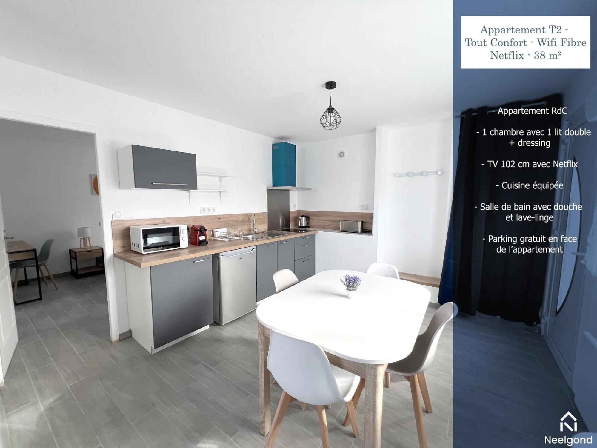 178B - Appartement T2 Tout Confort - Wifi Netflix Le Gond-Pontouvre Exterior foto